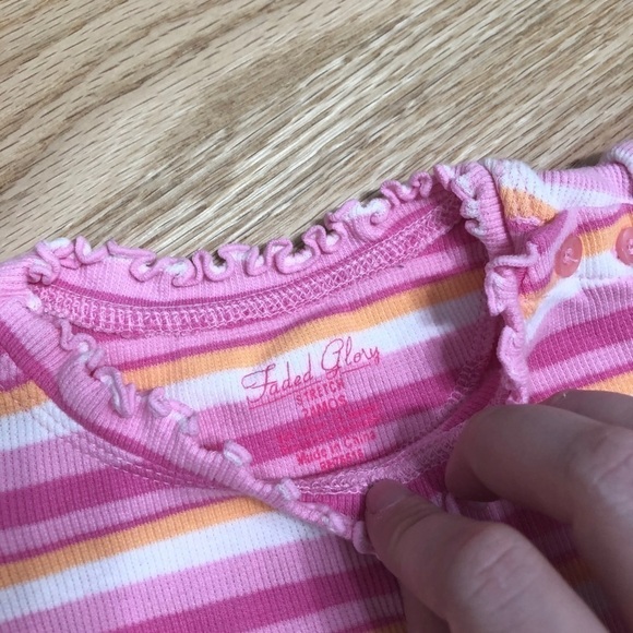 Wonder Kids Corduroy Dress Faded Glory Onesie 24 months - Picture 7 of 7